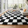 Alfombra Pequeña de Sofá Engrosada, Alfombra Rectangular Resistente a Manchas para Sala de Estar, Alfombrilla de Cama, Alfombra para Ventana de Bahía, Alfombra Tie-Dye para Dormitorio