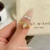 Anillo Vintage Hueco Forma de Gota de Agua, Nicho de Lujo Ligero, Sensación Elegante y de Alta Gama, Zirconia Marquise Versátil Exquisito Anillo Vintage