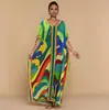 Site Independente Novo Estilo Transfronteiriço da Amazon Roupão Impresso em 3D, Roupas Femininas Estilo Étnico Soltas e Modernas, Proteção Solar Roupa de Férias