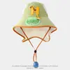 Novo chapéu infantil com proteção solar e ventilador movido a energia solar, proteção UV e viseira