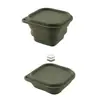 Equipamento de Viagem de Grau Alimentício Tigela de Silicone Portátil Dobrável