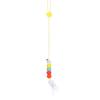 Popular juguete oscilante para gatos retráctil colgante ajustable divertido gato autoadhesivo aliviando juguete oscilante para gato aburrido