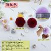 Ventas Directas de Fábrica Pompones de Piel de Conejo Sintético 3-9 cm Pompones DIY Accesorios para el Cabello Hechos a Mano Accesorios para Ropa Bufanda Zapatos Sombrero
