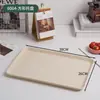 Bandeja de Paja de Trigo Estilo Nórdico Ins Bandeja Rectangular de Plástico para Uso Doméstico Taza para Empanadillas Taza de Té Plato Plato de Frutas
