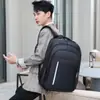 Mochila casual personalizable de gran capacidad, disponible en stock, con opción de impresión de logotipo, adecuada para estudiantes, con múltiples compartimentos y diseñada para uso empresarial; también disponible para ventas transfronterizas