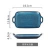 Yingquan glaseado creativo juego de vajilla de cerámica estilo japonés plato binaural plato con compartimentos plato para condimentos taza de café tazón de desayuno