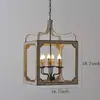 Lámpara de araña de madera maciza retro estilo country americano estilo francés creativa para sala de estar, comedor, cafetería, dormitorio, iluminación de pasillo