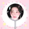 Lu Yuxiao Artículos de Celebridad Publicidad para Fans Abanico Transparente Materiales para Manualidades
