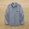 Colección Otoño 2026: Cardigan de Color Sólido Estilo Japonés con Cuello Solapa y Bolsillo para Mujer Camisa de Manga Larga Top Casual Tendencia al por Mayor