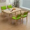Mesas y sillas aptas para la edad para personas mayores, mesas y sillas de comedor para ancianos, juegos de mesa y sillas de comedor de madera maciza para residencias de ancianos