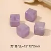 Acessórios de Contas Espaçadoras Cubo de Açúcar de Cristal Natural Feitos à Mão Pulseira DIY Colar Pingente Água-marinha Quadrado Pequenos Acessórios Atacado