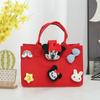 Bolsa de Feltro para Celebração de 100 Dias, Lembrancinha para Bebê de Um Ano, Bolsa para Presente de Mês Versário, Bolsa Tote, Bolsa de Presente para Bebê, Bolsa de Doces Artesanal