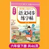 Caderno de Caligrafia Sincronizado em Chinês para Alunos do Ensino Fundamental e Médio, Séries 1-9, Ambos os Semestres, Caderno de Caligrafia Sincronizado para Prática de Escrita ao Treinar Novos Caracteres