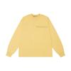 Camiseta Versátil Casual Holgada de Manga Larga con Cuello Redondo Estilo High Street para Hombres y Mujeres Parejas Americanas Niebla Multilínea Esenciales Hhh