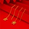Novo Latão Banhado A Ouro Brincos Vietnã Areia Ouro Longa Estrela De Cinco Pontas Pouco Livro Vermelho Mesmo Estilo Brincos De Jóias Das Mulheres