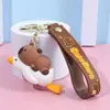 2025 Nuevo Llavero Colgante de Capibara Mochila Colgante Pequeño de Capibara Llavero de Peluche de Capibara