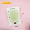 Ferro original fofo formato especial cabeça de cartão ins desenho animado mensagem cartão pequeno criativo joias embalagem acessórios papelão para pendurar