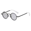 Gafas de Sol Redondas Estilo Hip-Hop Punk Personalizadas Transfronterizas para Hombres y Mujeres, Gafas de Sol de Viaje y Fotografía Callejera con Diseño Creativo de Moda