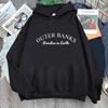 Sudadera con capucha Outer Banks 3 para hombre/mujer Estética diaria Gráfico de letras