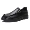 Zapatos de Cuero para Hombre Verano Nueva Llegada Slip-on Zapatos de Hombre Cómodos de un Paso Suela Suave Zapatos Casuales Cómodos Fabricante de Zapatos de Cuero Venta al por Mayor
