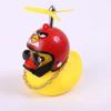 TikTok Explosiones Adornos para Coche Dibujos Animados Lindo Casco Social Pato Amarillo Se Volverá Luminoso Adornos para Coche Eléctrico