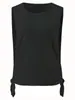 Chaleco Deportivo Transpirable de Secado Rápido para Mujer Blusa de Fitness con Abertura y Tirantes Ropa de Yoga Top Holgado sin Mangas para Exteriores