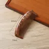 Peine de Sándalo Negro Dorado Pintado Arte de Laca Hecho a Mano Peine de Madera Cabello Suave Peine de Madera Especial para Mujeres con Logo Grabado Regalo