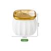 Maceta de Plástico Imitación Cerámica Estilo Nórdico Personalidad Creativa Borde Dorado Pothos Maceta para Suculentas Jarrón Retro Fabricante Venta al por Mayor