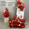 Nuevos Arreglos Florales de Piso para Decoración de Bodas, Arte Floral para Bodas, Arreglos Florales para Escenario en T, Arreglos Florales de Bienvenida para Hoteles