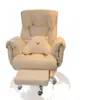 Silla para Computadora de Casa Sillón Perezoso Silla Cómoda para Sentarse Mucho Tiempo Silla con Respaldo para Escritorio Silla Reclinable Casual para Dormitorio