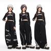 Traje de dança jazz meninas moda legal moda prática roupas dança de rua roupas da moda infantil hip hop marca traje hiphop