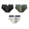 Nova Roupa Íntima Masculina Huarong Algodão Listrado Atacado Cintura Média Tamanho Grande Masculino Cuecas Respiráveis Masculinas Dropshipping