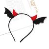 Acessórios de Cabelo de Halloween Tecido Feminino Estilo Escuro Aro de Cabelo Personalizado Grampo de Cabelo Engraçado para Festa Adereços Tiara Fofa de Abóbora