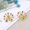5 Piezas de Accesorios para Joyería DIY Piezas de Flor Pasador Hecho a Mano Material para Tocados Piezas de Metal Piezas de Flor Estilo Antiguo Bumai Taibo