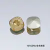 Diamante para Nail Art Dongzhou Autêntico 10mm Quadrado Gordo Fundo Pontiagudo Diamante para Joias DIY Acessórios Diamante de Vidro Colorido Revestido Brilhante Lote