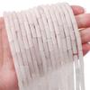 Contas Tubulares, Contas Espaçadoras Cilíndricas Longas, Acessórios para Contas, Produtos Semi-Acabados, Colar DIY, Pulseira, Materiais para Joias Artesanais