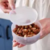 Recipiente Bento para Nevera con Tapa Recipiente para Frutas Almacenamiento Fresco Congelación y Refrigeración Microondas Transparente Engrosado Sellado Caja para Conservar Fresco