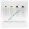 Botella de aluminio blanco de 400 ml con tapa y hombros planos, botella para limpiador facial, botella para loción, botella para champú y gel de ducha, botella de 300 ml para cebo de pesca