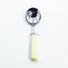 Acero Inoxidable 304 Cuchillo y Tenedor Cuchara Cerámica Queso Forma de Queso Espesado Vajilla Tenedor Occidental Cuchara de Postre Juego de 4 Piezas