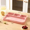 Prato de molho dividido para restaurante de churrasco, louça de PP, prato de temperos de estilo coreano com três ou quatro compartimentos, prato para molho de imersão de carne grelhada em espetos