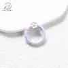 Fecho de Mola Redondo em Formato de Flor Acessórios para Joias DIY Argola de Mola para Chaveiro Argola de Conexão de Liga Pingente para Chave de Carro