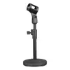 Suporte de Mesa com Altura Ajustável, Base de Disco Ponderada, Suporte de Microfone, Suporte para Transmissão ao Vivo, Multifuncional, Universal