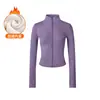 Conjunto de Yoga Directo de Fábrica para Mujer con Cuello Alto y Cierre, Pantalones Largos Casuales de Cintura Alta Adelgazantes, Conjunto de Dos Piezas para Fitness para Mujer
