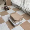 Dropshipping Transfronterizo de Alfombras Patchwork de Felpa para Dormitorios, Corte Libre, Lavables a Máquina, Cómodas Alfombras de Terciopelo de Algodón para Salas de Estar