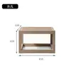 Sofá de Exterior Pátio Madeira Maciça Impermeável Lazer Terraço Conjunto de Móveis de Rattan Jardim Exterior Proteção Solar Casa de Sol