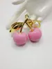 Anillo de bloqueo de cereza multicolor de moda transfronteriza, bolso de personalidad, colgante de fruta, colgante de llave de cereza de alta gama