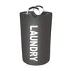 Bolsa de Lavanderia de Tecido Portátil Transfronteiriça Grande Pano Oxford Impermeável Cesta para Roupas Sujas Anel de Alumínio Esponja Bolsa Portátil para Armazenamento de Brinquedos