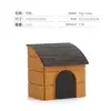 Juego de Modelo de Escena de Casa en Árbol de Granja de Simulación Transfronteriza Árbol Frutal Casa para Perros Valla Adorno de Mesa de Arena Micro para Niños Juguetes