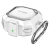 Adecuado para Samsung Buds4Pro Funda para Auriculares Bluetooth Buds 2Pro Patrón de Fibra de Carbono Transparente Funda Protectora Fe Nuevo Modelo