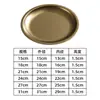Plato Redondo de Acero Inoxidable Estilo Coreano, Plato para Hot Pot, Plato para Barbacoa, Plato Plano Bajo, Plato para Carne, Plato para Huesos de Restaurante